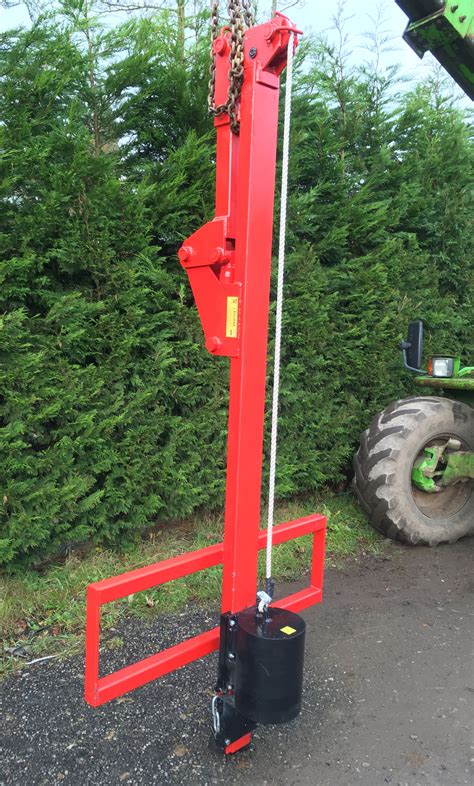 tractor mounted post knocker hire